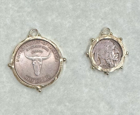 Long Horn Nickel Coin